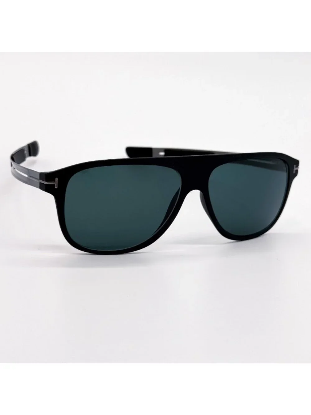 NEW TOM FORD TODD SUNGLASSES TF880 02V AVIATOR BLACK/GREEN UNISEX EYEWEAR FT0880